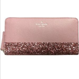 Kate Spade Greta Court Neda wallet in Dusty Peony brand new still in packaging